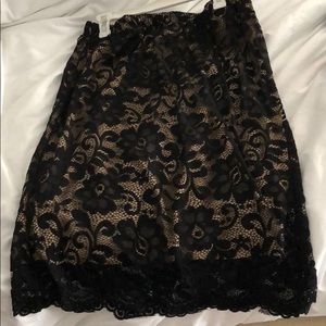 Lace Pencil Skirt